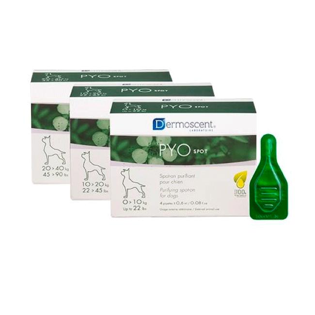 Dermoscent Pyospot - Ácidos Grasos Hongos y Bacterias Dermoscent Pyospot - Ácidos Grasos Hongos y Bacterias